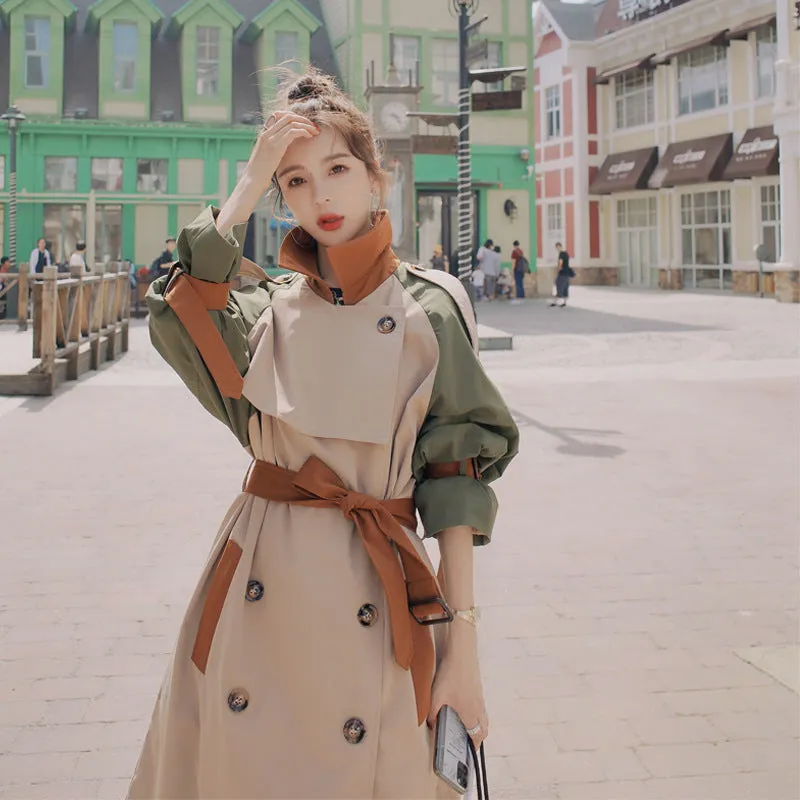 Giacca trench elegante per le mezze stagioni da donna
