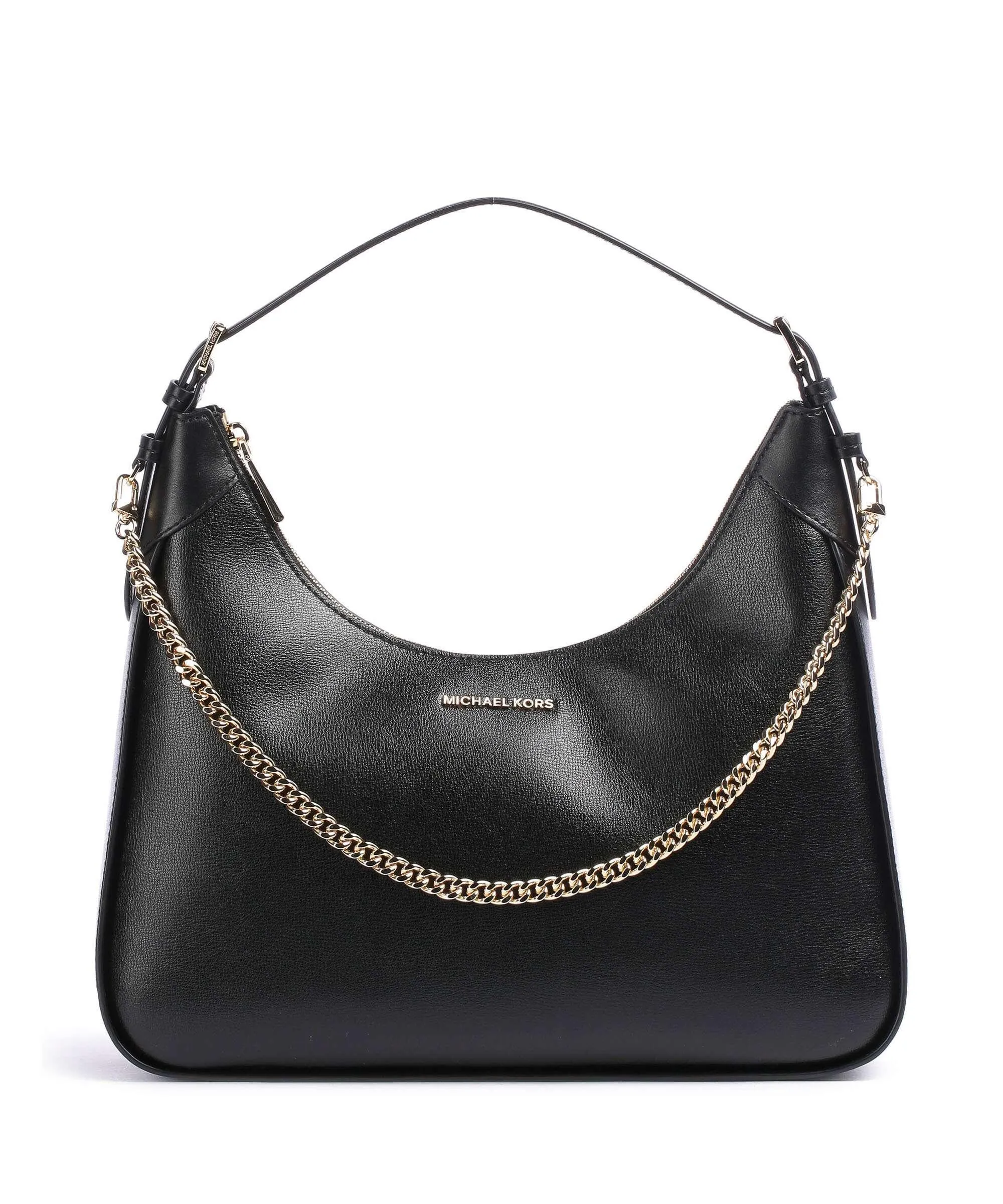  Michael Kors Wilma Borsa hobo pelle di vacchetta grana nero  