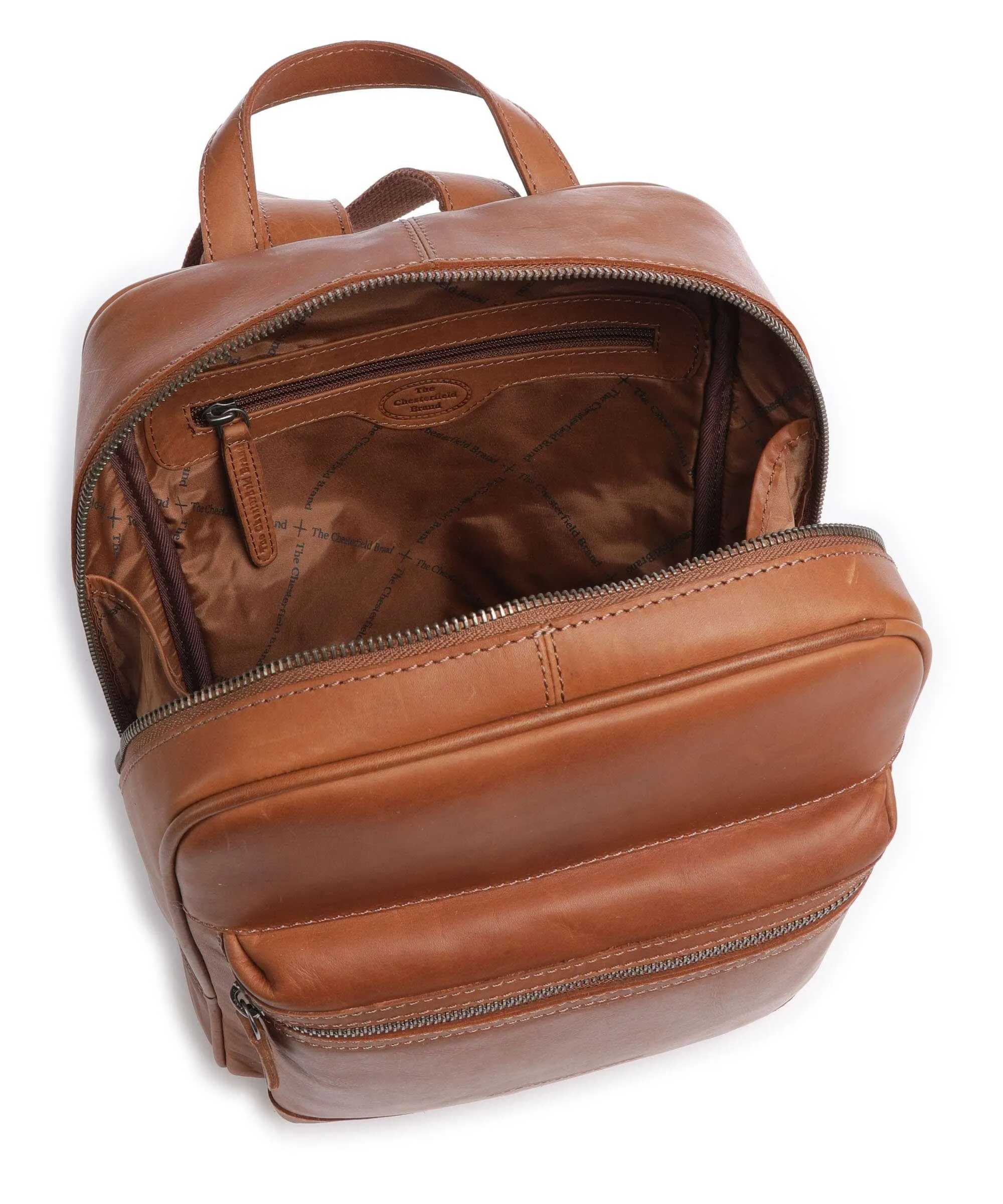  The Chesterfield Brand Cow Wax Pull Up Calabria Zaino pelle di vacchetta pull-up cognac  